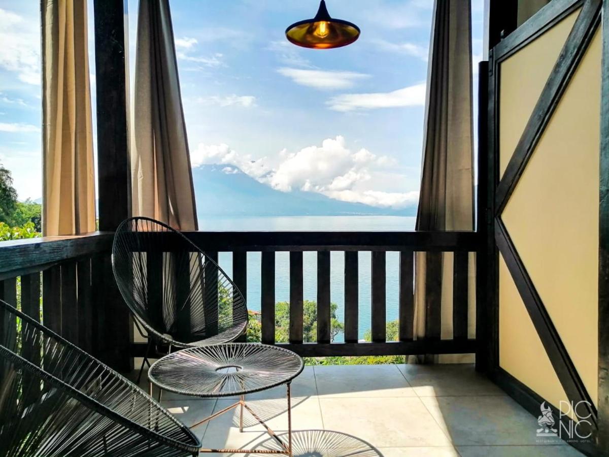 El Picnic Atitlán Hotel Tzununá Exterior foto