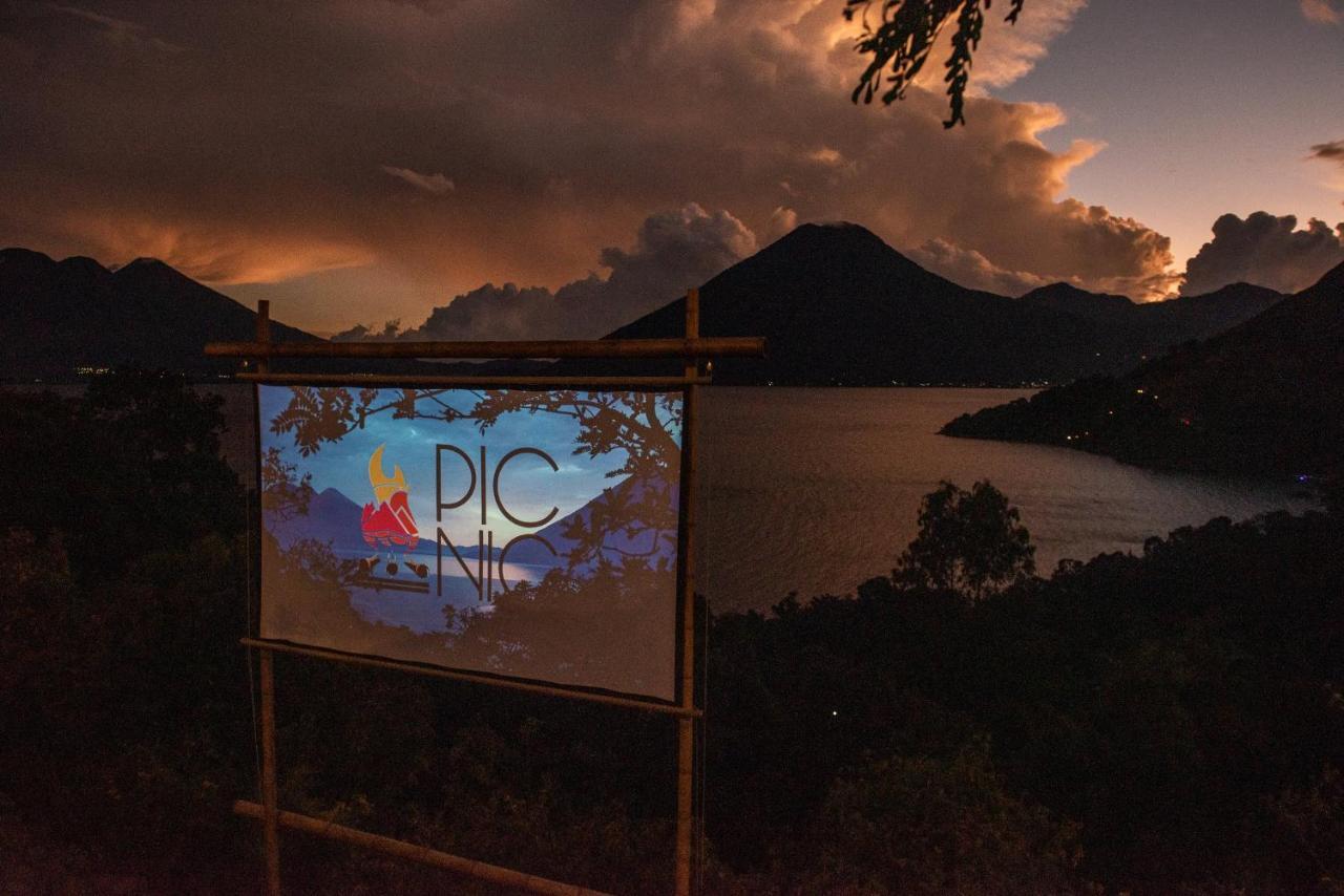 El Picnic Atitlán Hotel Tzununá Exterior foto